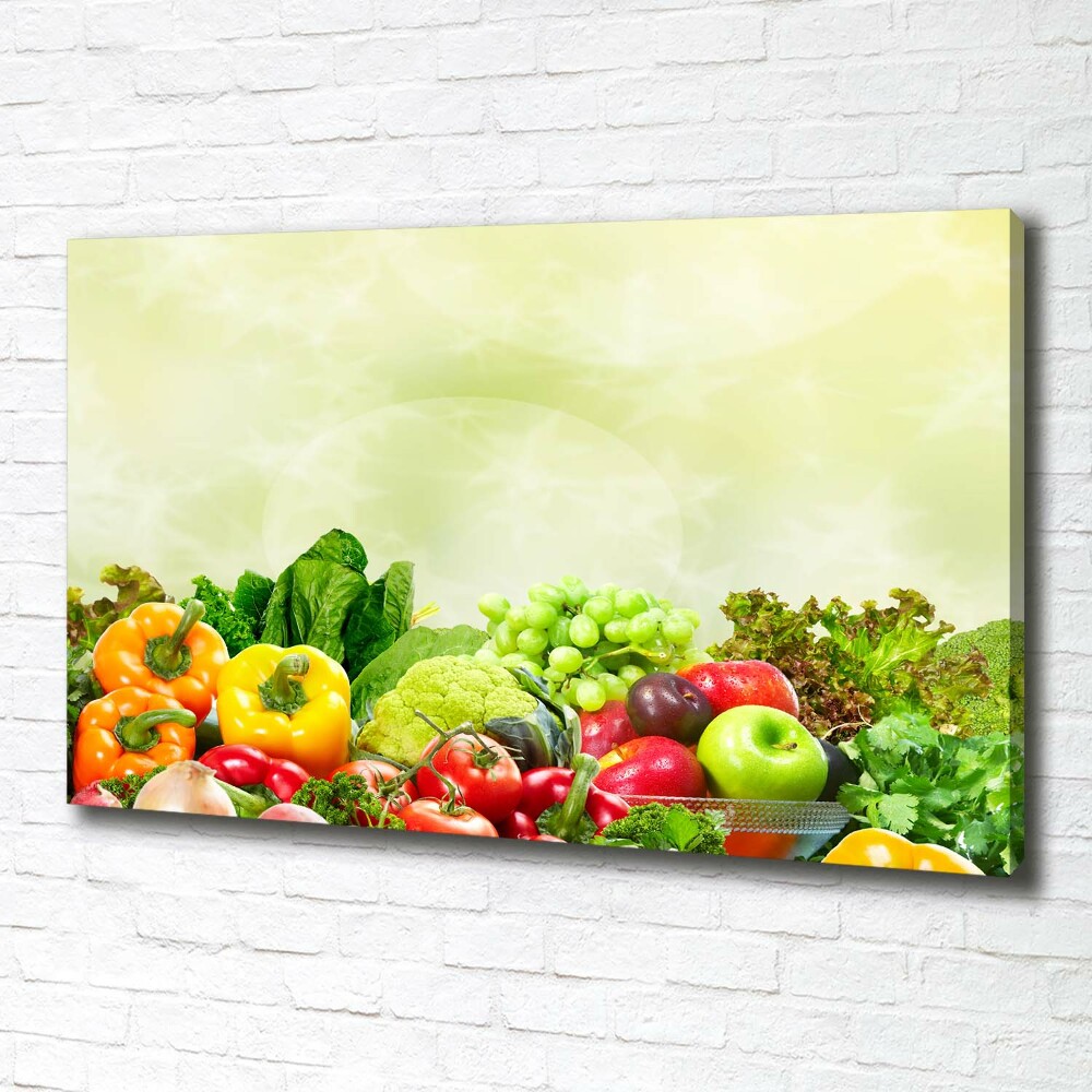 Tableau imprimé sur toile Légumes