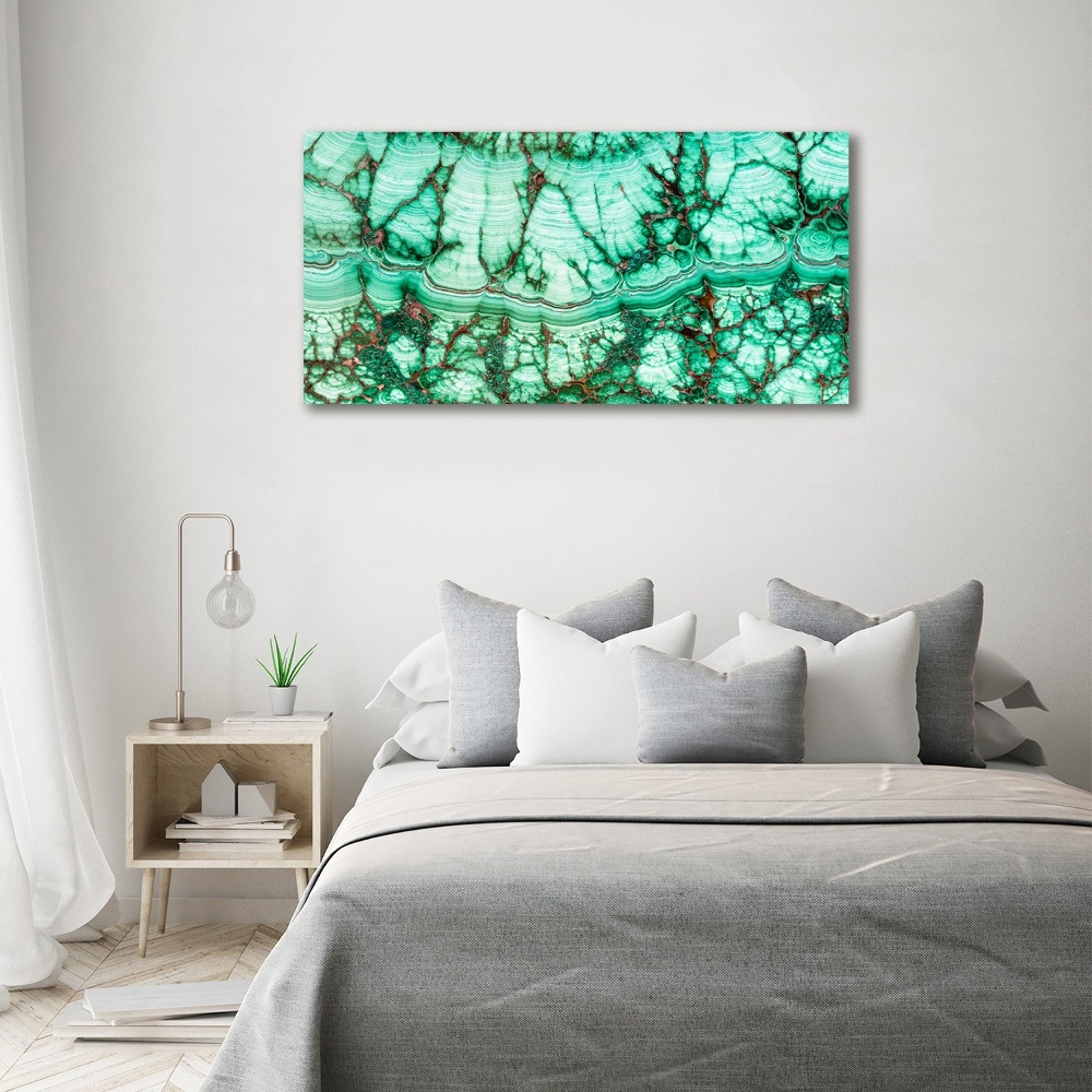 Tableau photo sur toile Texture malachite