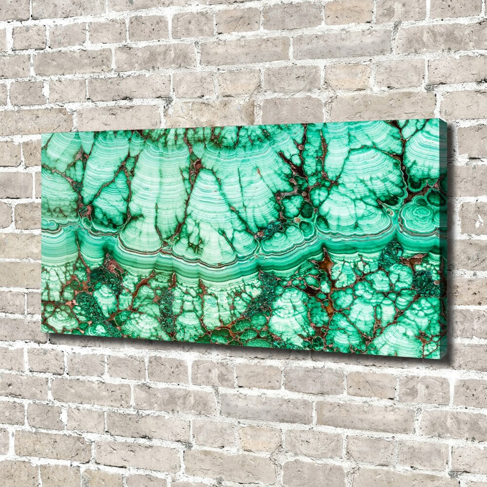 Tableau photo sur toile Texture malachite