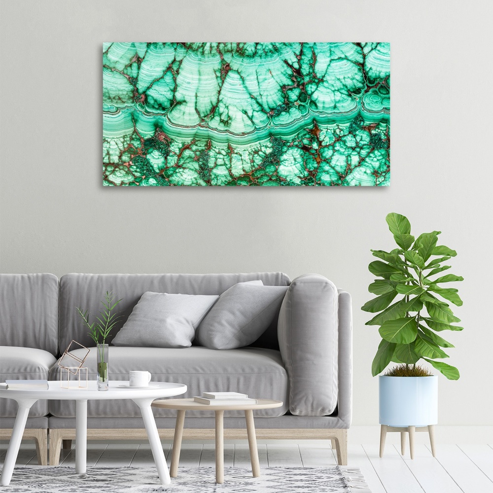 Tableau photo sur toile Texture malachite