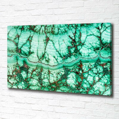 Tableau photo sur toile Texture malachite