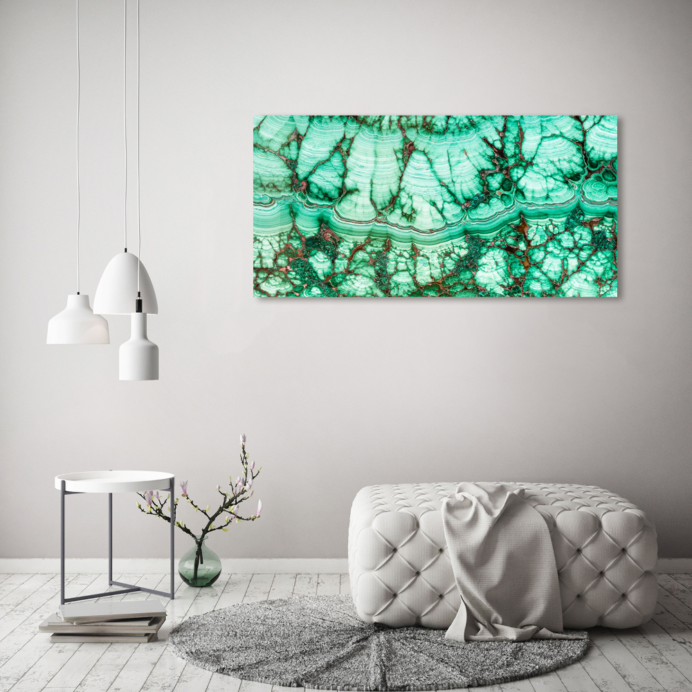 Tableau photo sur toile Texture malachite