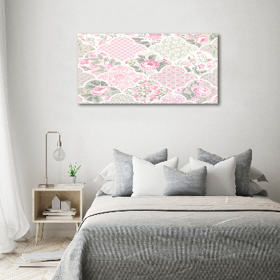 Tableau photo sur toile Roses et ornements