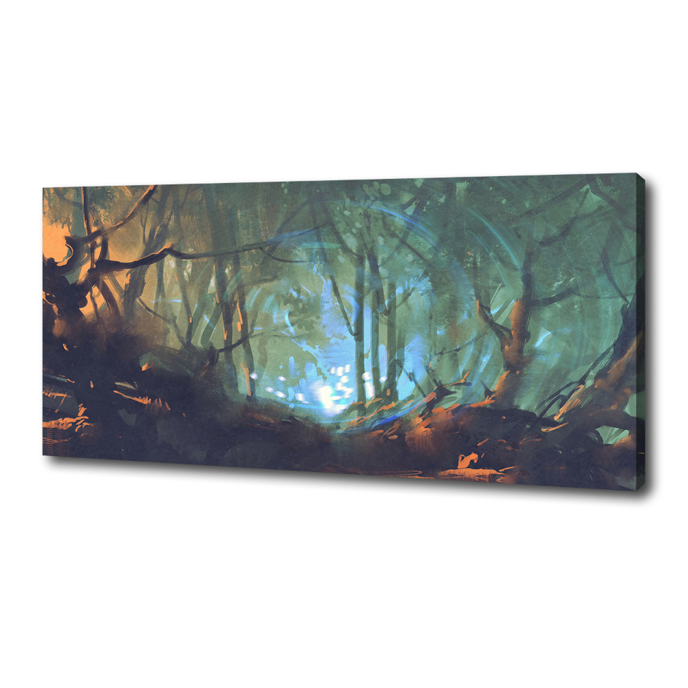 Tableau imprimé sur toile Forêt mystique