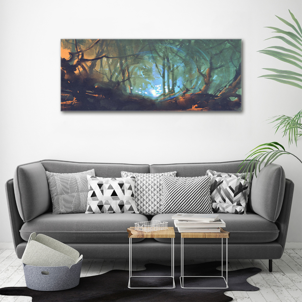 Tableau imprimé sur toile Forêt mystique