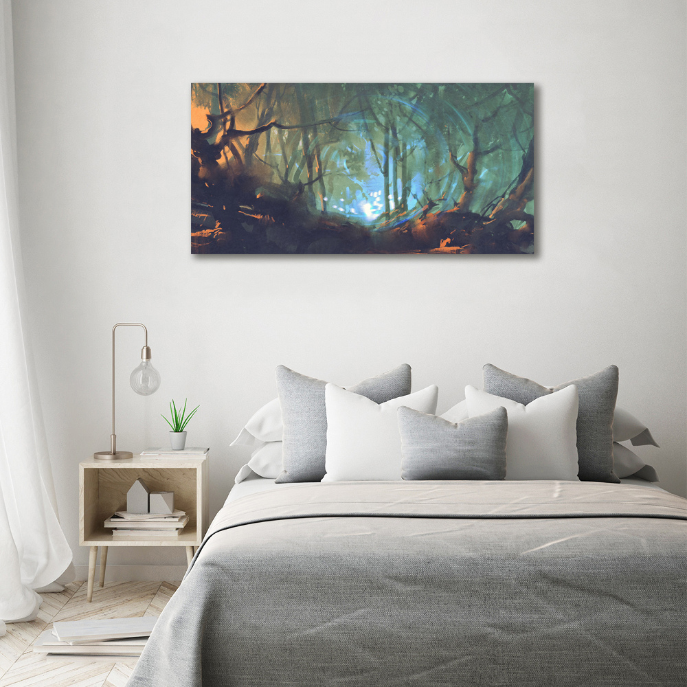 Tableau imprimé sur toile Forêt mystique