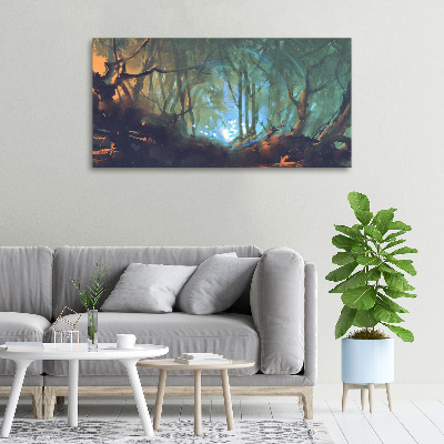 Tableau imprimé sur toile Forêt mystique