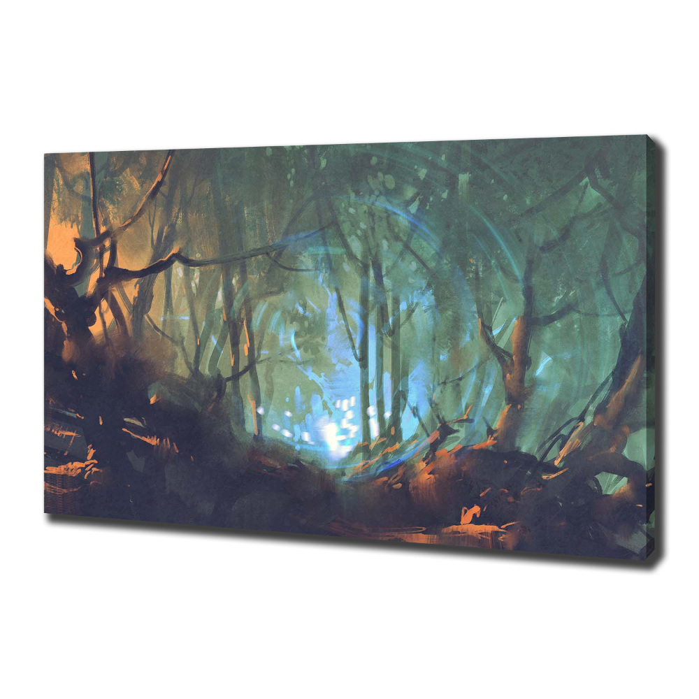 Tableau imprimé sur toile Forêt mystique