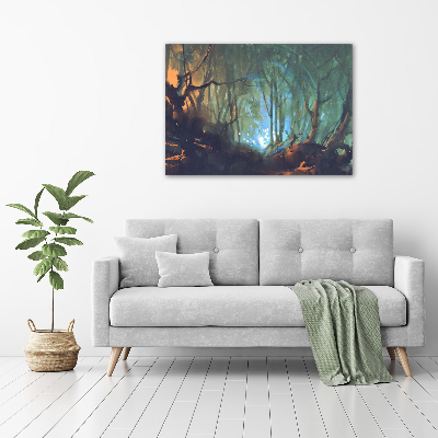 Tableau imprimé sur toile Forêt mystique