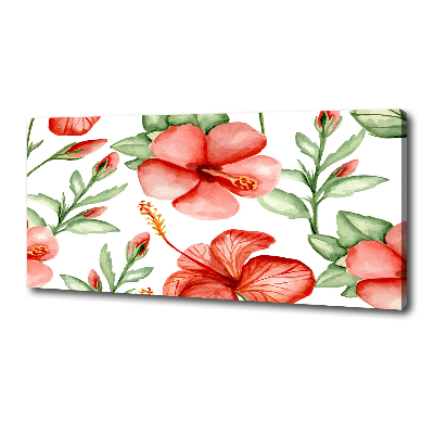 Tableau mural sur toile Les fleurs tropicales