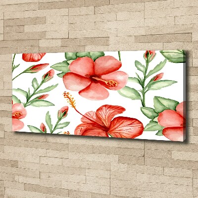 Tableau mural sur toile Les fleurs tropicales