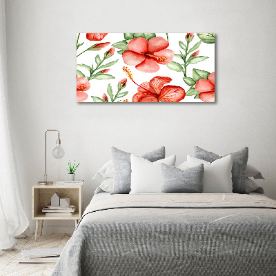 Tableau mural sur toile Les fleurs tropicales