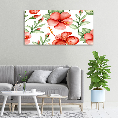 Tableau mural sur toile Les fleurs tropicales