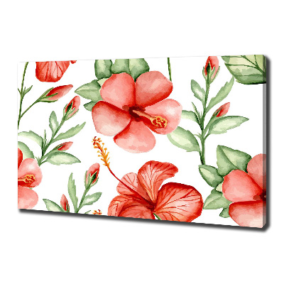 Tableau mural sur toile Les fleurs tropicales