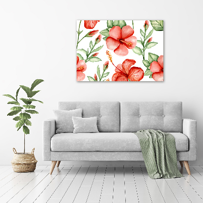 Tableau mural sur toile Les fleurs tropicales