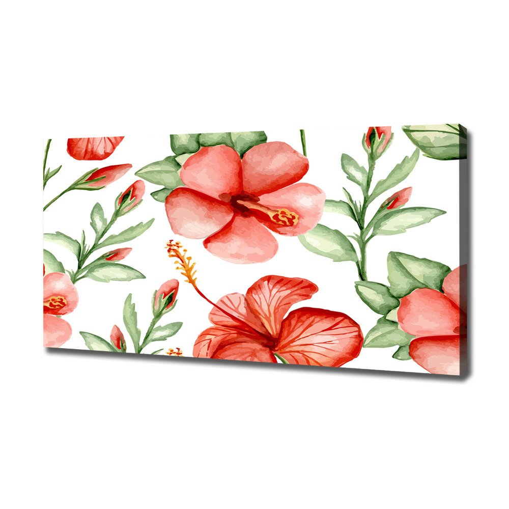 Tableau mural sur toile Les fleurs tropicales