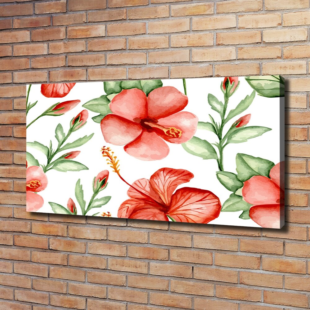 Tableau mural sur toile Les fleurs tropicales