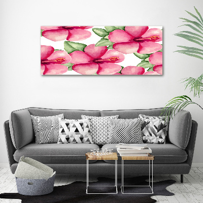 Tableau sur toile Les fleurs tropicales