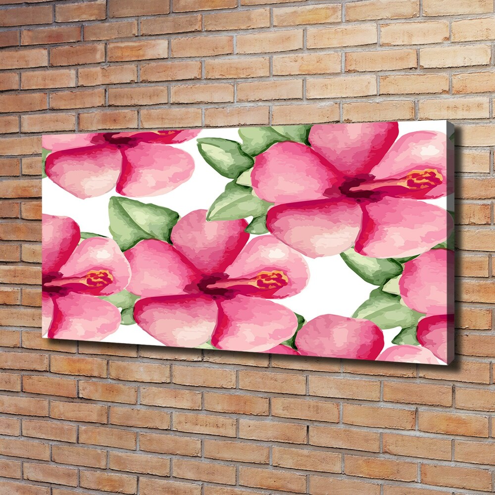 Tableau sur toile Les fleurs tropicales