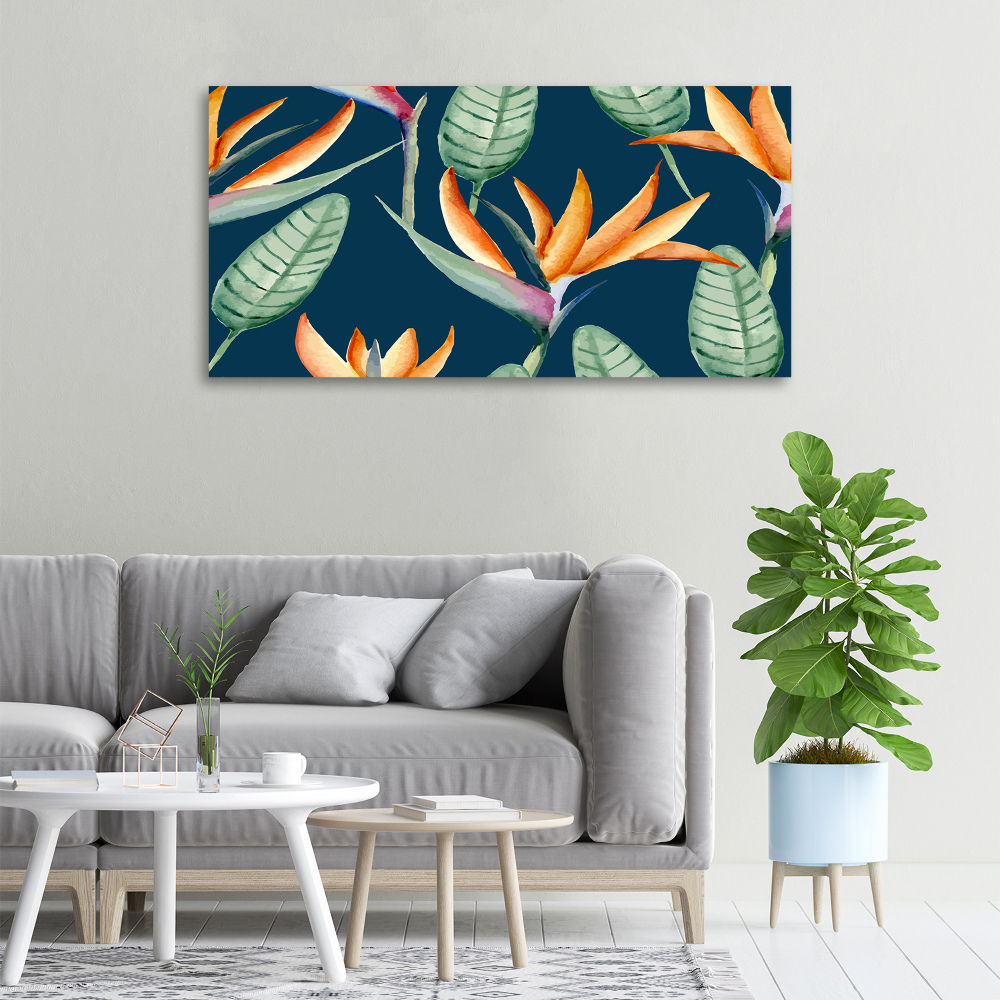 Tableau sur toile Strelitzia royal