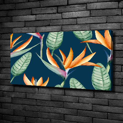 Tableau sur toile Strelitzia royal