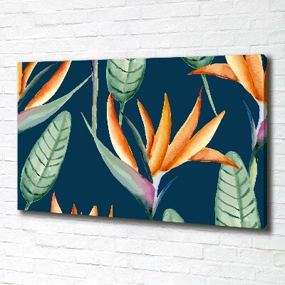 Tableau sur toile Strelitzia royal