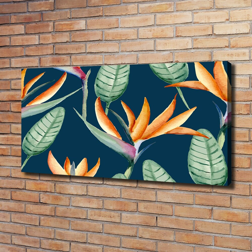 Tableau sur toile Strelitzia royal