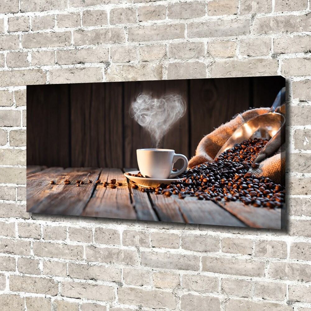 Tableau toile imprimée Tasse de café