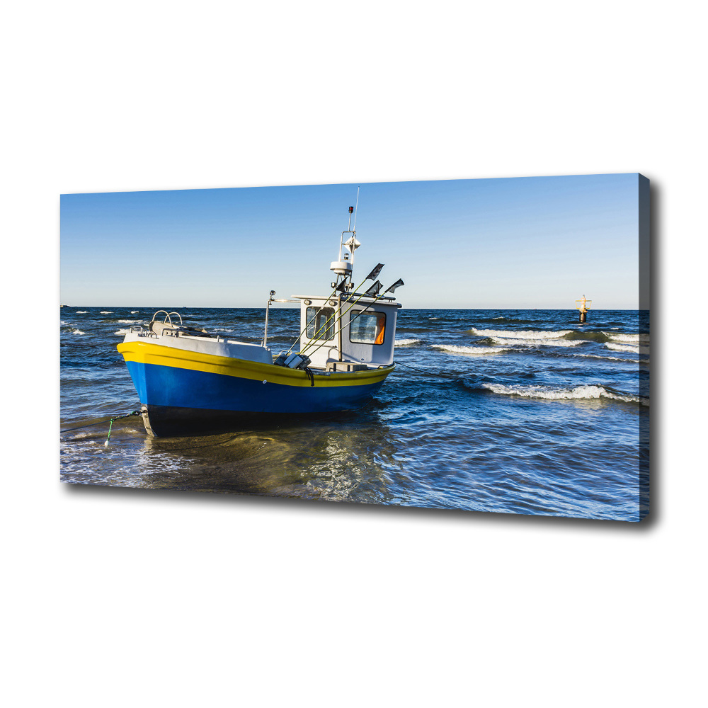 Tableau photo sur toile Couteau en mer