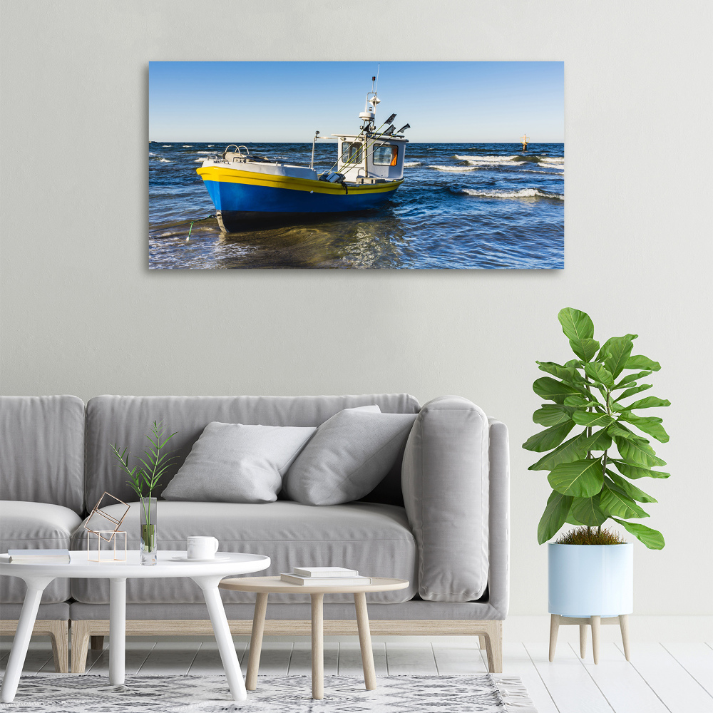 Tableau photo sur toile Couteau en mer