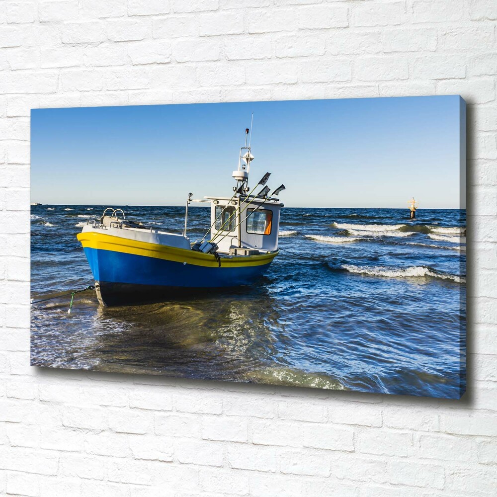 Tableau photo sur toile Couteau en mer