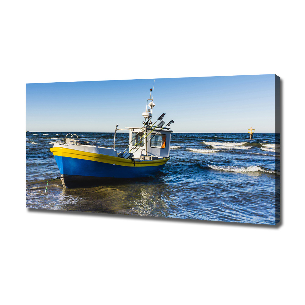 Tableau photo sur toile Couteau en mer