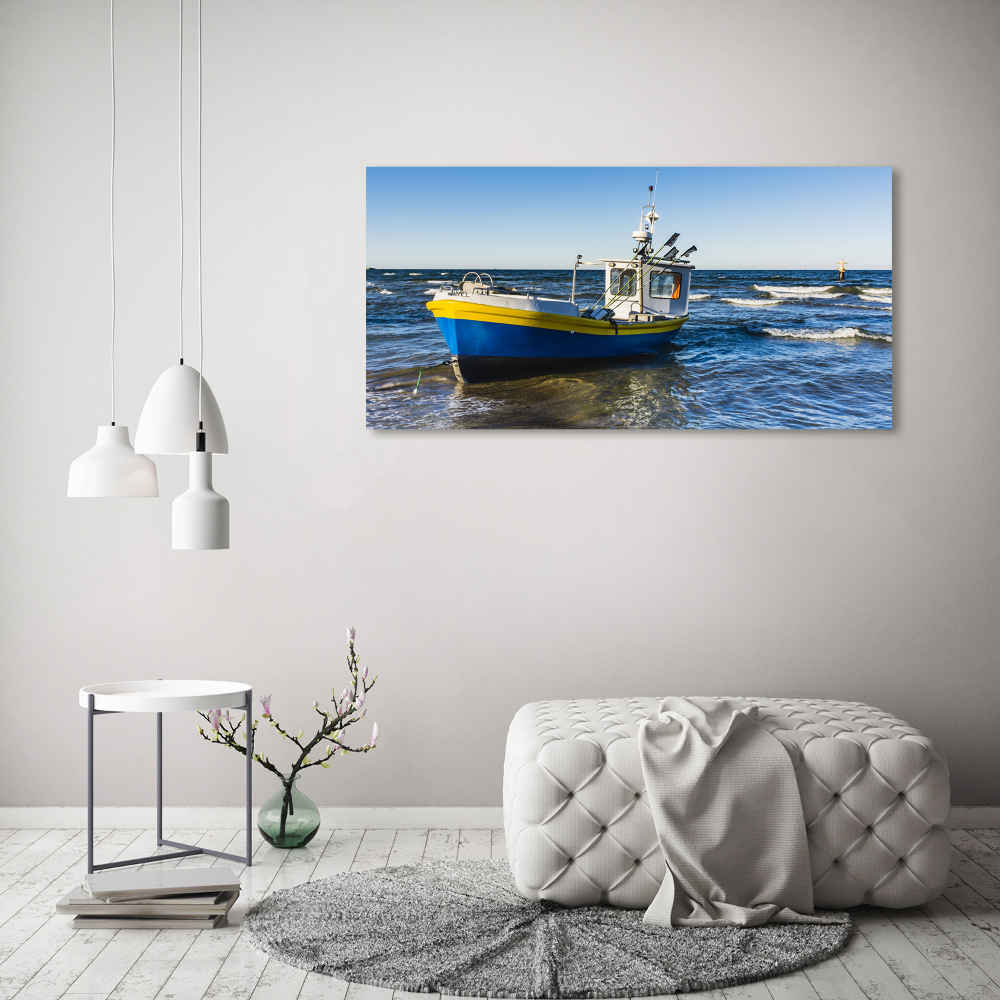 Tableau photo sur toile Couteau en mer