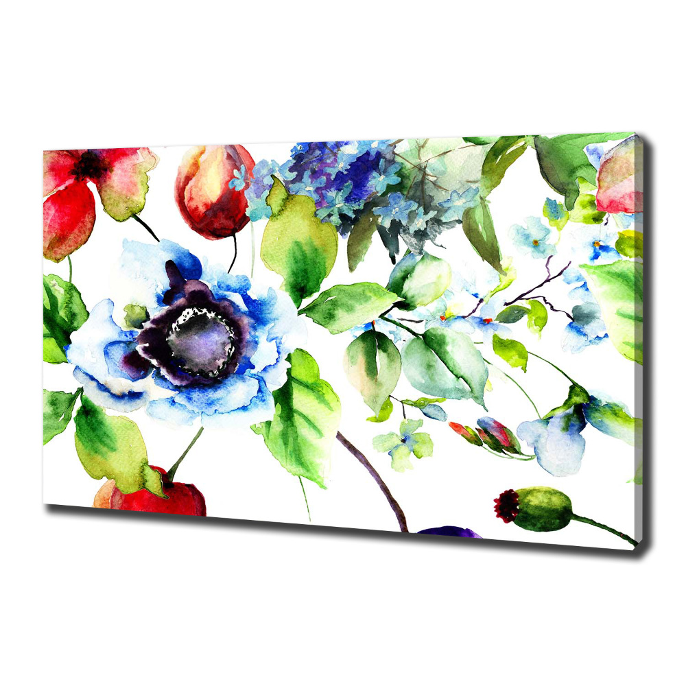 Tableau imprimé sur toile Fleurs de printemps