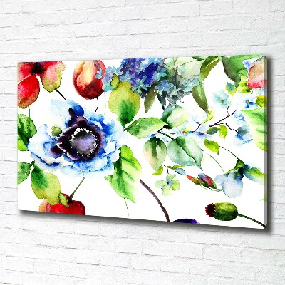 Tableau imprimé sur toile Fleurs de printemps