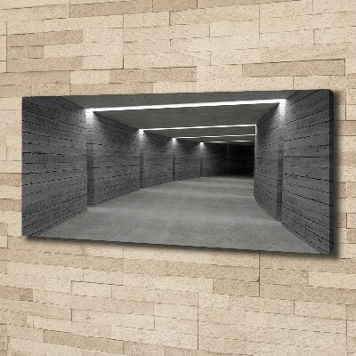 Tableau sur toile Tunnel en béton