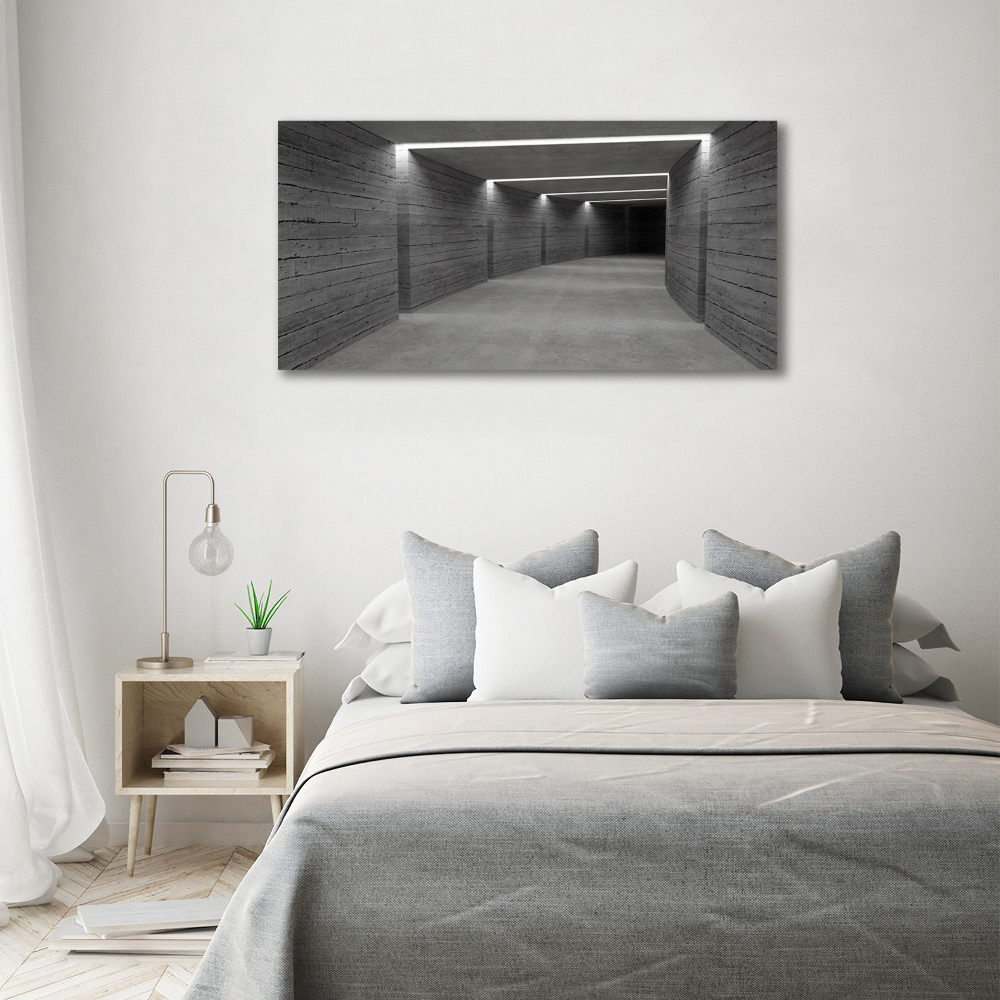 Tableau sur toile Tunnel en béton