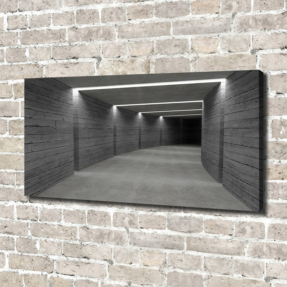 Tableau sur toile Tunnel en béton