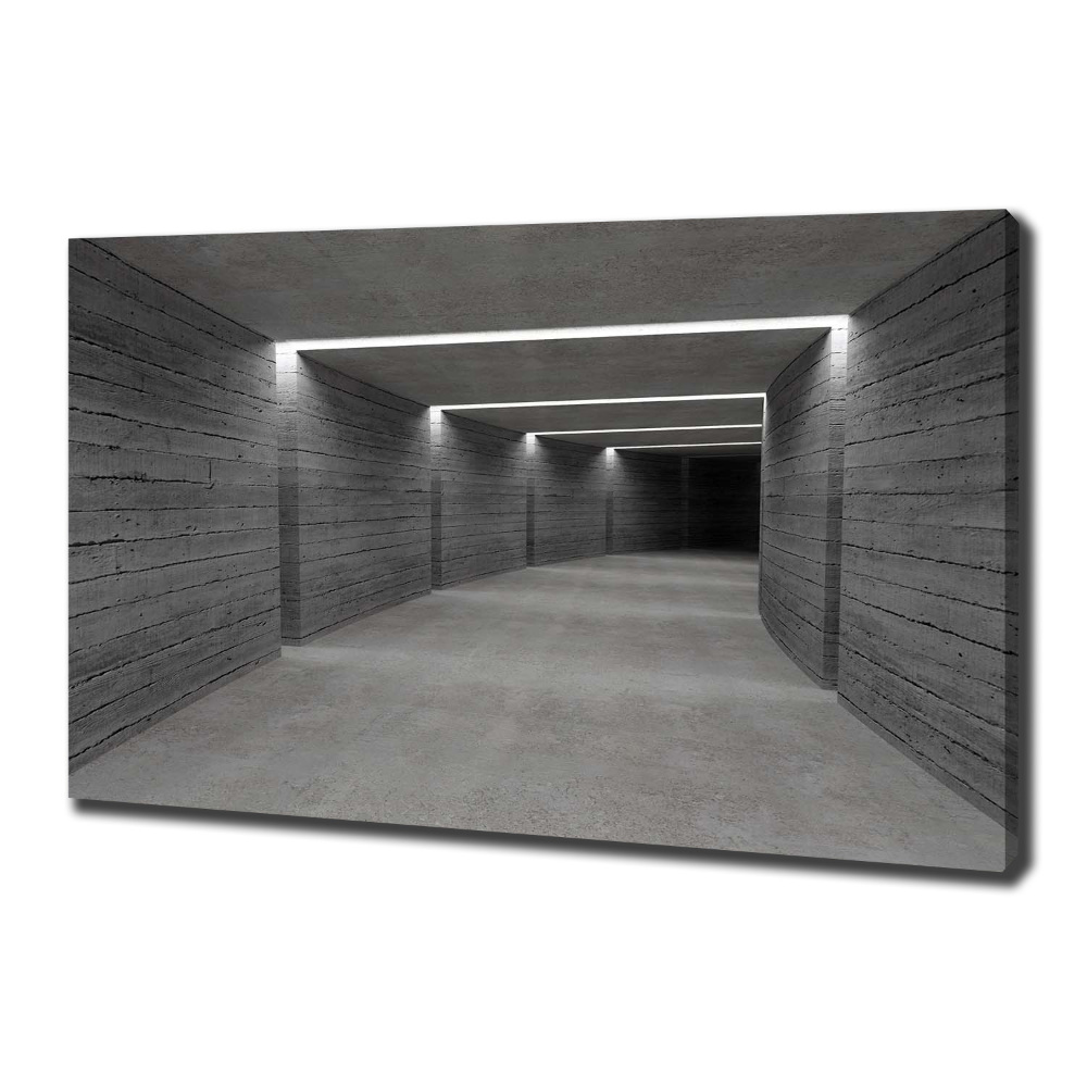 Tableau sur toile Tunnel en béton