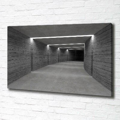 Tableau sur toile Tunnel en béton