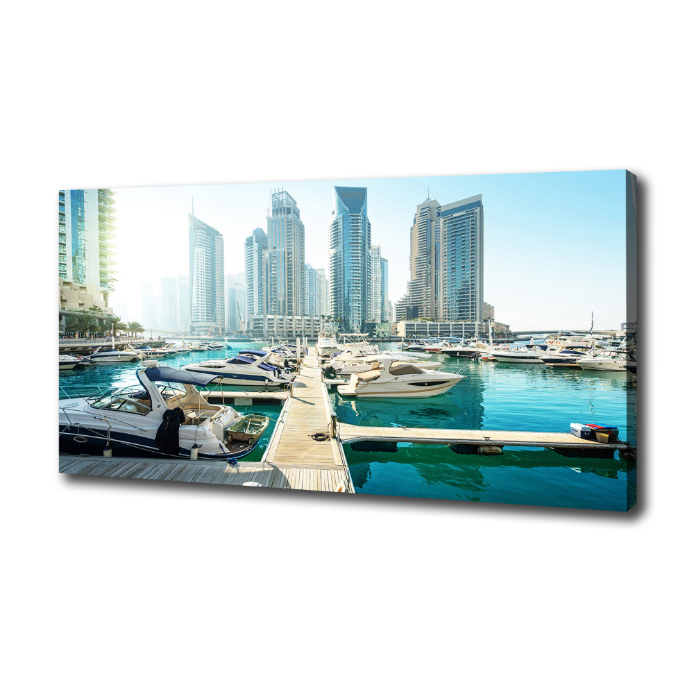 Tableau photo sur toile Dubaï Marina