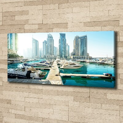 Tableau photo sur toile Dubaï Marina