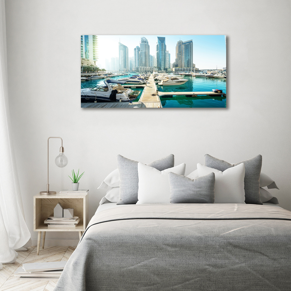 Tableau photo sur toile Dubaï Marina