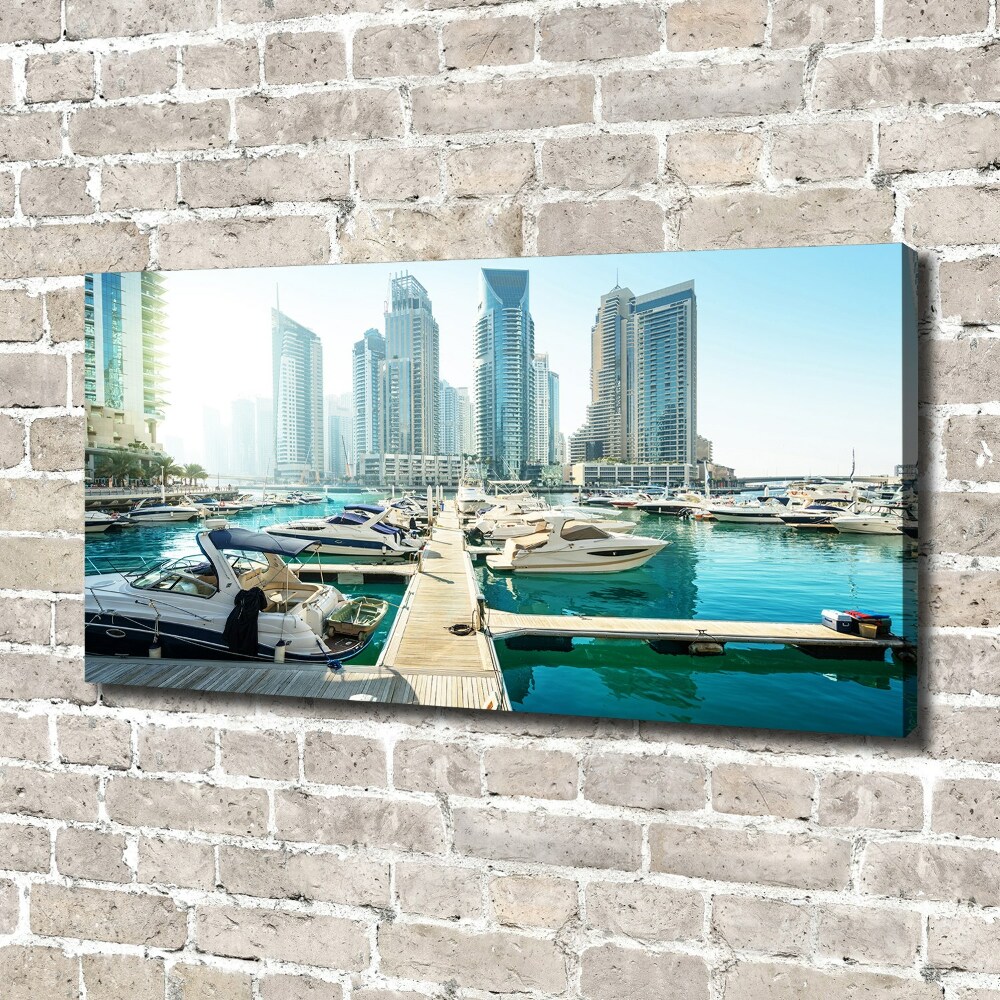 Tableau photo sur toile Dubaï Marina