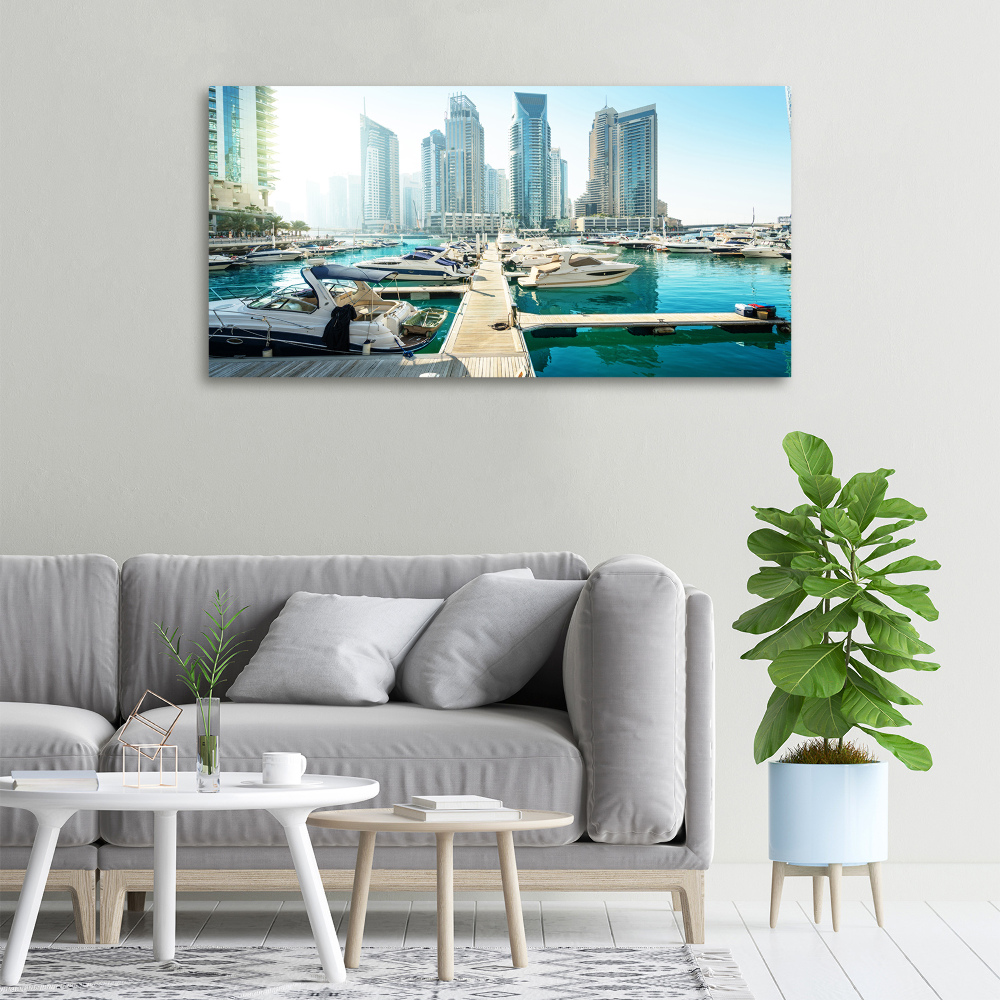 Tableau photo sur toile Dubaï Marina