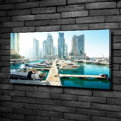 Tableau photo sur toile Dubaï Marina