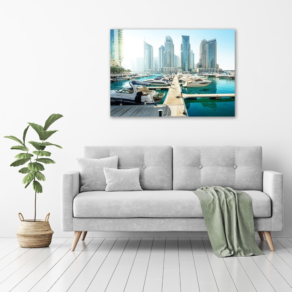 Tableau photo sur toile Dubaï Marina