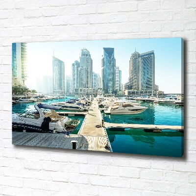 Tableau photo sur toile Dubaï Marina