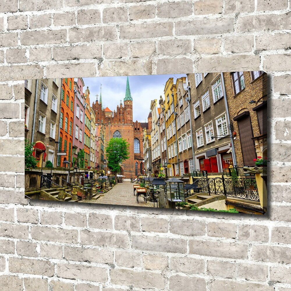 Tableau mural sur toile Gdansk Pologne