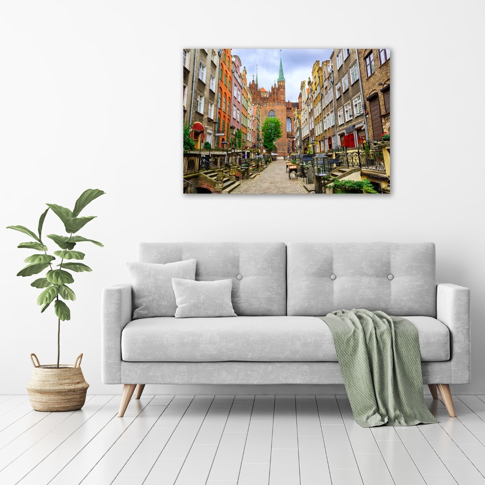 Tableau mural sur toile Gdansk Pologne